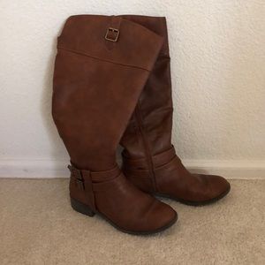 Wide Calf Riding Boots